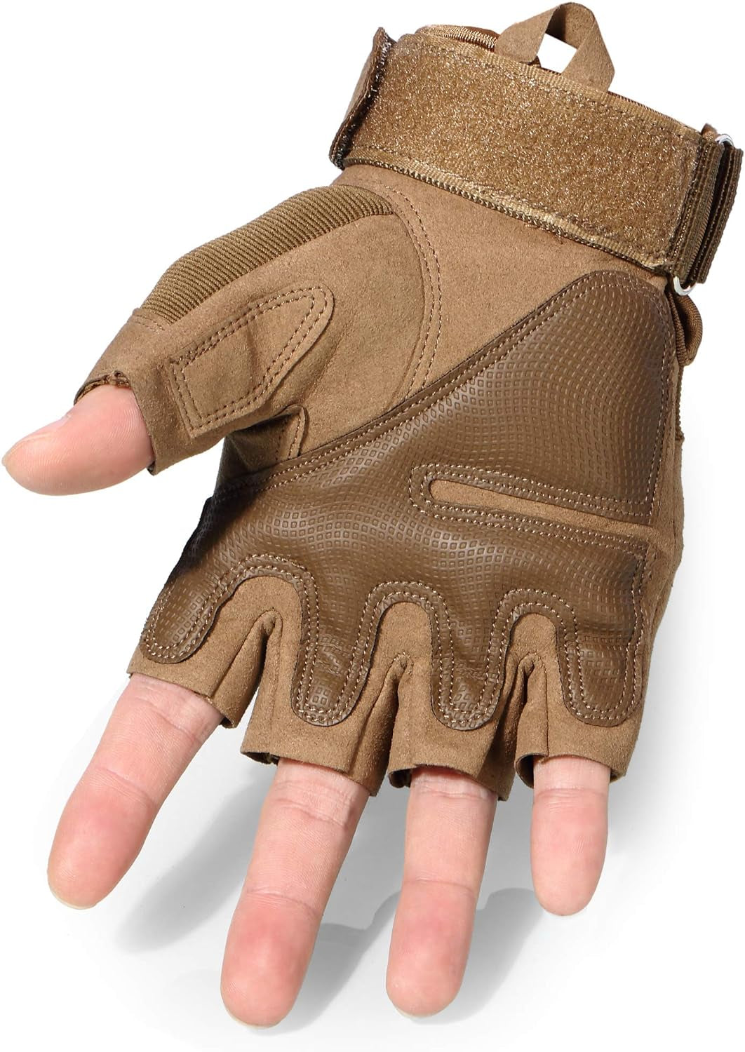 WTACTFUL Tactical Fingerless Gloves for Motorbike Motorcycle Cycling Climbing Hiking Hunting Gloves