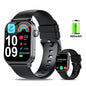 Smart Watch for Men Women with 600 Mah 30 Day+Battery Life, 1.85" HD Screen Fitness Tracker, Make/Recive Call, 110+ Sport Mode, IP68 Waterproof, Fitness Watch for Android/Ios (Black)
