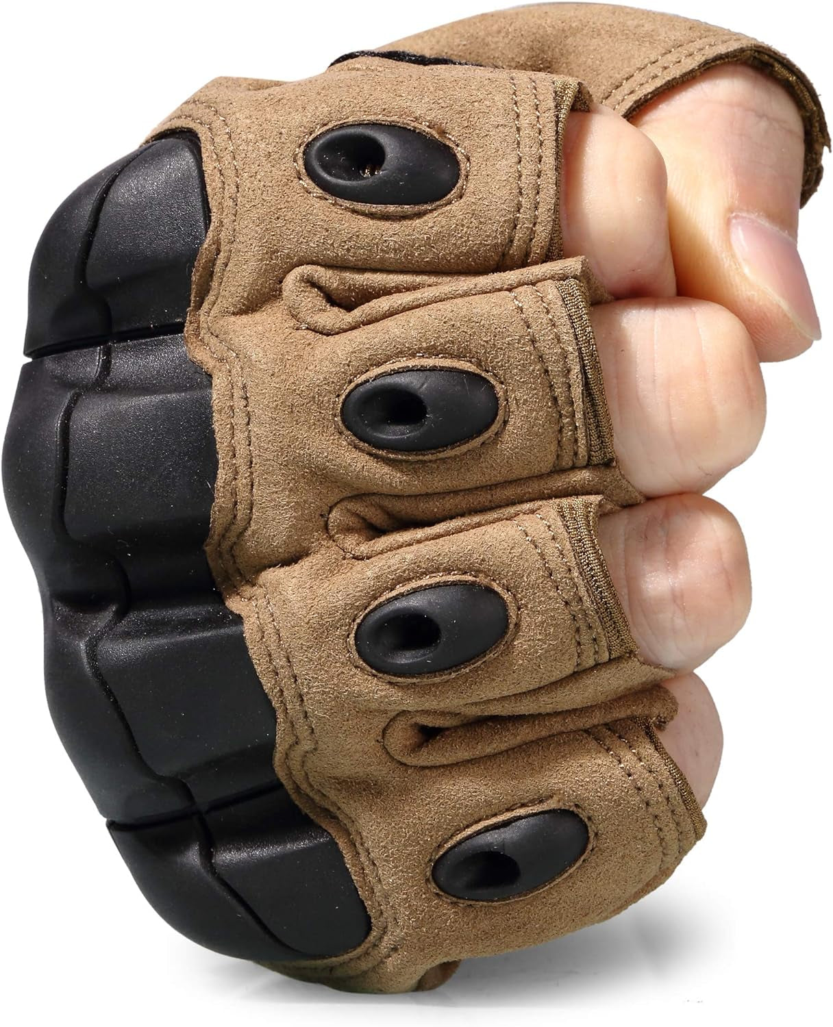 WTACTFUL Tactical Fingerless Gloves for Motorbike Motorcycle Cycling Climbing Hiking Hunting Gloves