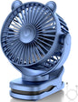 Clip on Fan, Rechargeable Portable Fan with 2000Mah Battery Operated, Small Fan