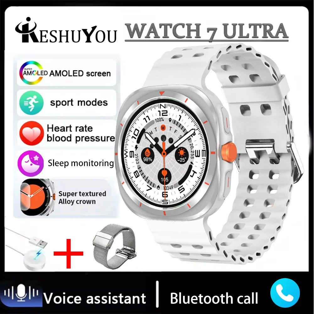 New Smart Watch Classic Men Women Smart Watch HD AMOLED Voice Call Gesture Answer Customized Dial Sports Smart Watch